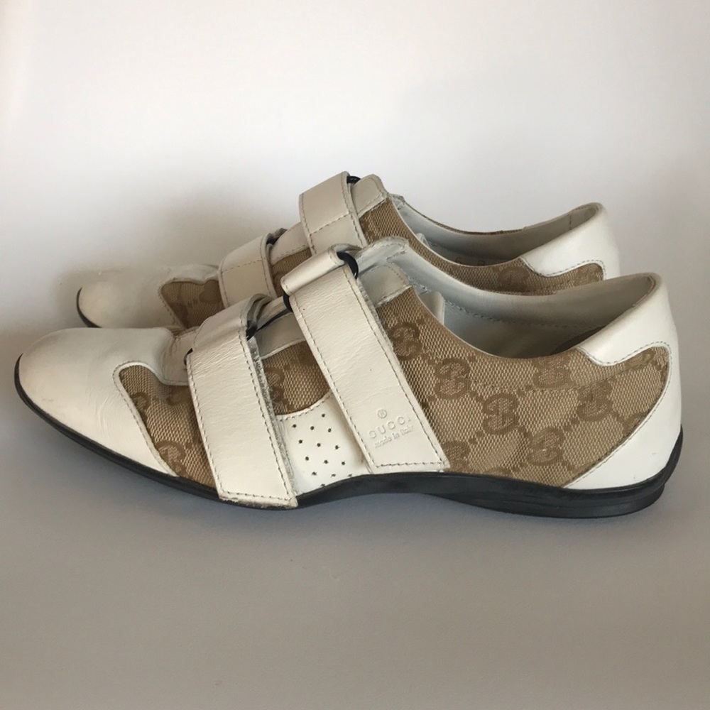 100% Authentic Gucci Monogram Sneakers, 6